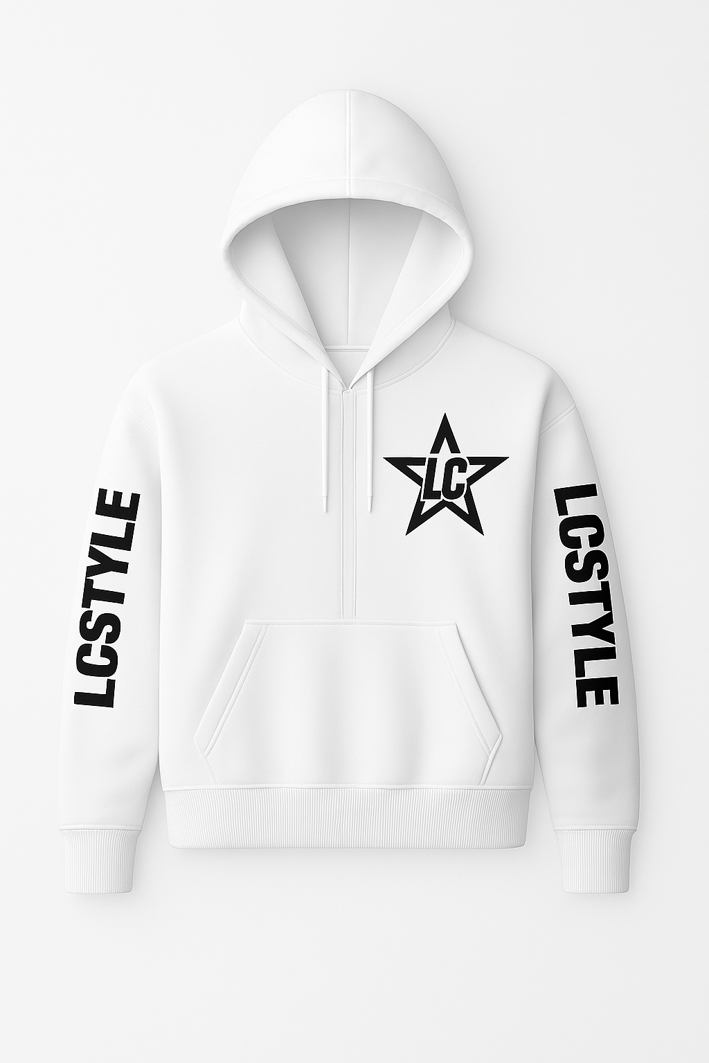 White LC. Style Hoodie